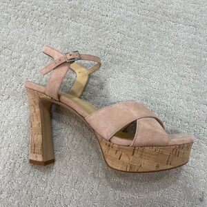 Chic Suede Platform Sandals